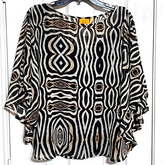 Ruby Rd. Tops - Final🎉🎉🎉Ruby Rd Animal print Blouse